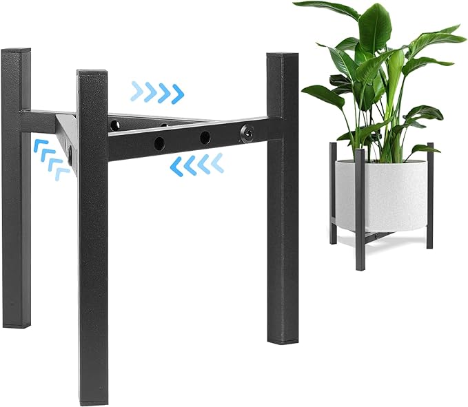Airpark Plant Stand Indoor Adjustable, Metal Modern Plant Stands, Heavy Duty by Airpark