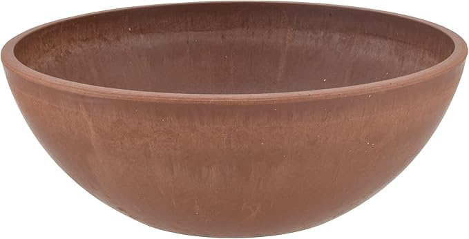 PSW Pot Collection Shallow Bowl Planter, 10-inch | Terra Cotta Color | Pack of - Image 2