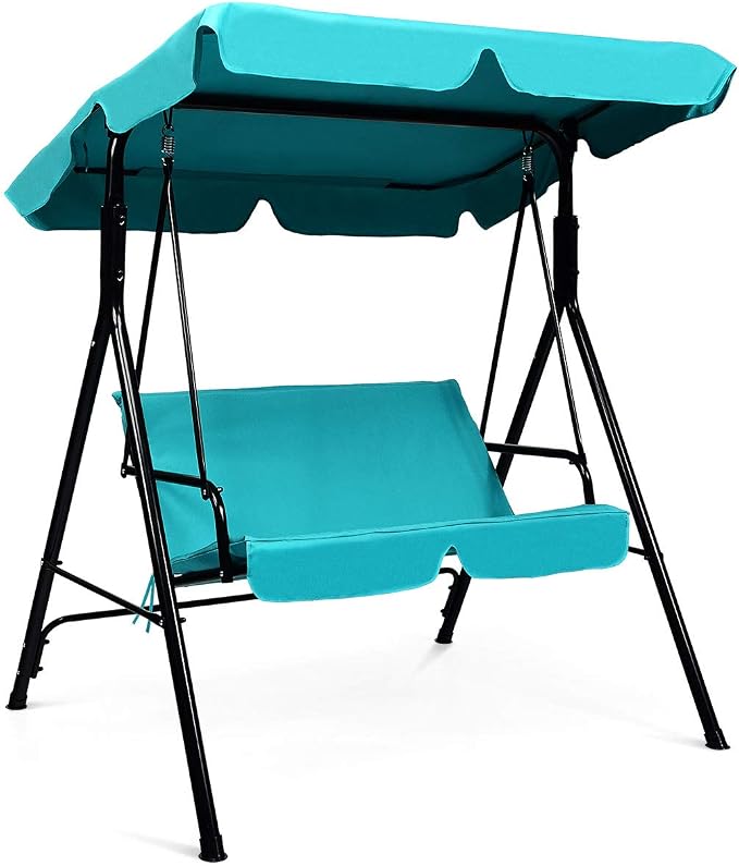 Tangkula 2 Person Porch Swing, Outdoor Swing by TANGKULA