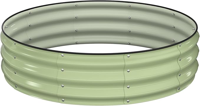 Raised Garden Bed Kit, Large Metal Raised Beds by Winpull