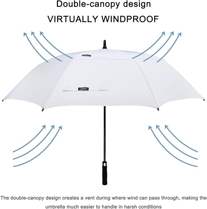 G4Free 47/54/62/68/72 Inch Automatic Open Golf Umbrella Oversize Extra Large - Image 3