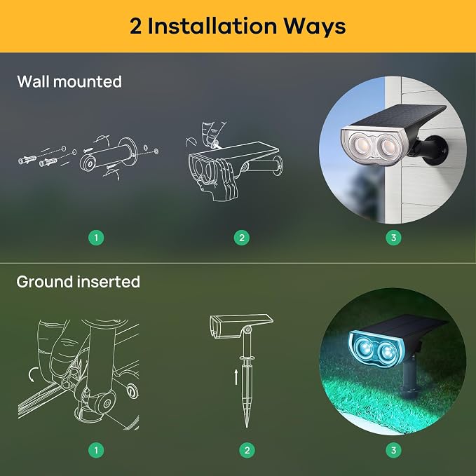 Linkind Solar Lights Outdoor StarRayS, Color Changing Solar Spot Lights - Image 7