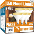 Par38 led Flood Lights Outdoor Light Bulb, Dimmable 1800LM, 20W Replace up to by Gonhom