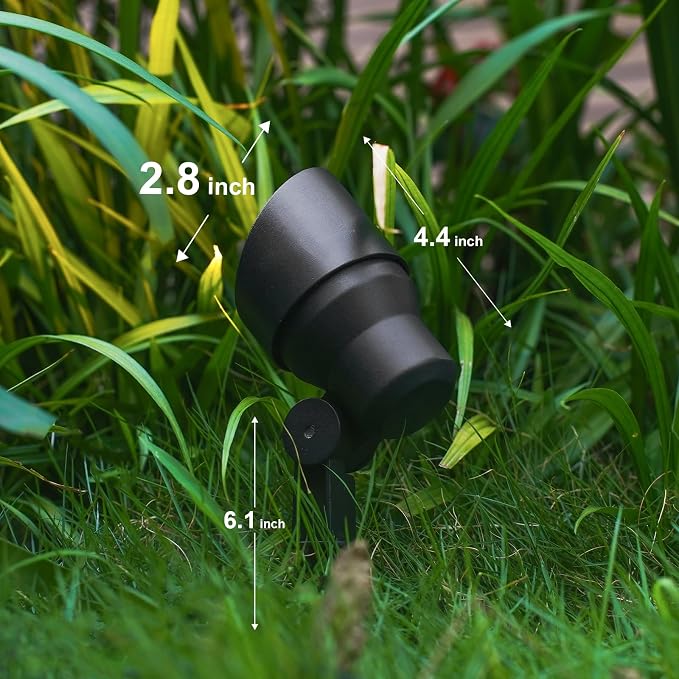 GOODSMANN Low Voltage Landscape Flood Lights 8PK Kit 3W LED 200 Lumen Outdoor - Image 7