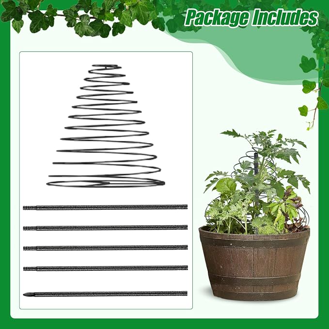 Trellis for Climbing Plants Outdoor, 73inch Tall Plants Trellis Support Metal - Image 6