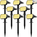 Solar Spot Lights Outdoor 8 Pack, IP65 Waterproof Solar Landscape Spotlights by FratinkSolarLights