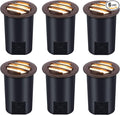 CLOUDY BAY 9W Low Voltage Landscape Lights, LED Well Lights, Grated Top by CLOUDYBAY