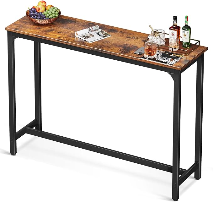 ODK 54 Inch Bar Table, Bar Height Pub Table, Counter Height Bar Table, by ODK