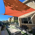 SUNLAX Sun Shade Sail 12' x 20' x 23.3' Terra Red Rectangle Canopy Sail Shade by SUNLAX