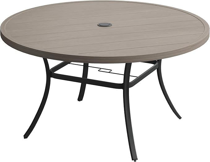 VICLLAX 60" Outdoor Round Patio Table by HOME