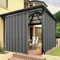 BONZER Extra Wide Waterproof Outdoor Curtains by Bonzer