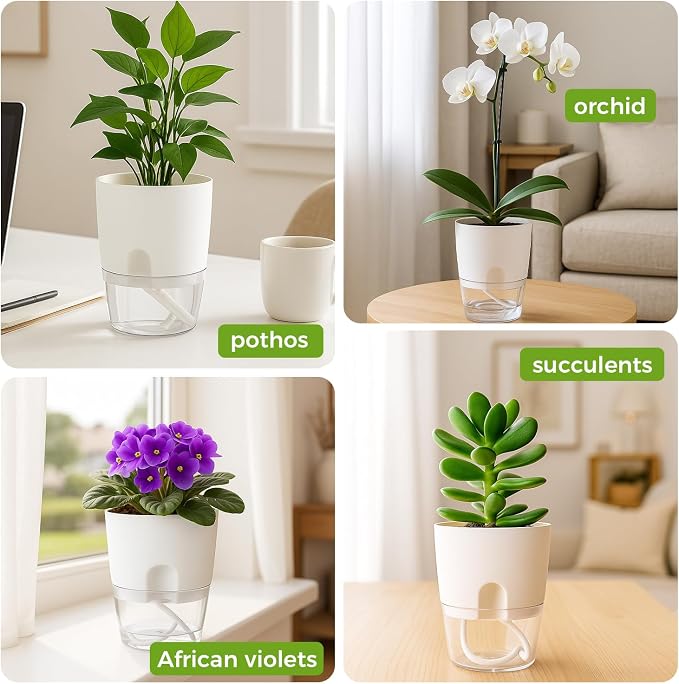 Planterhoma 12 Pack Self Watering Pots - Image 9