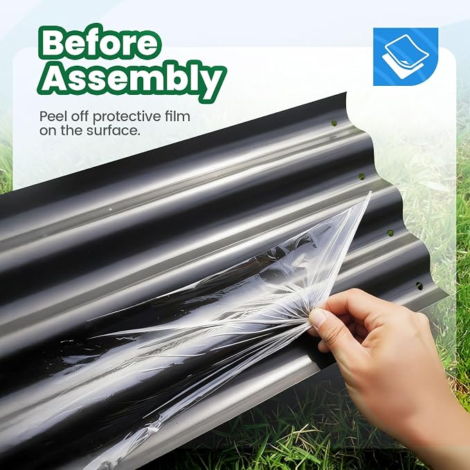 Quictent Galvanized Raised Garden Bed 8x4x2 Ft Tall Metal Planter Box - Image 9