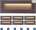 LEONLITE 5W/4W/3W Dimmable 5CCT Low Voltage LED Step Lights Outdoor, 9 Inch by LEONLITE