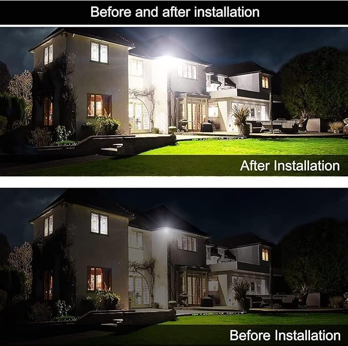 2Pack LED Flood Light Outdoor, 250W LED Work Light 25500lm - Image 4