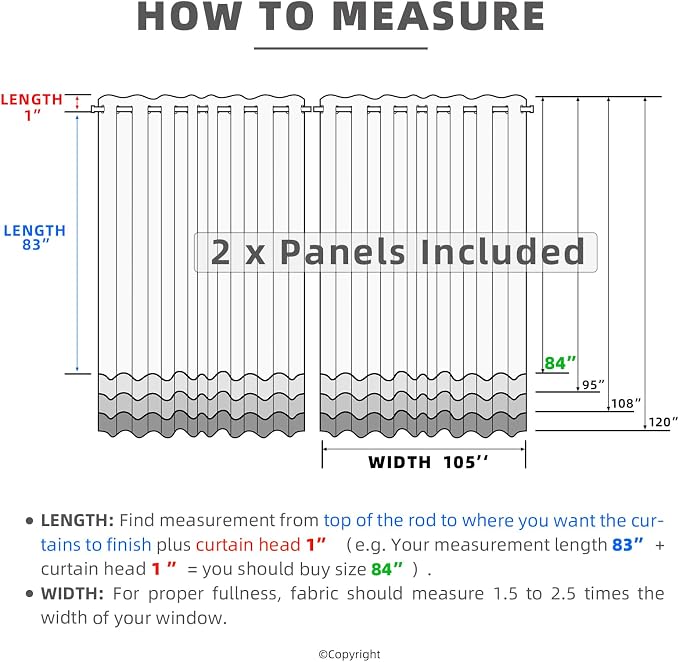 Waterproof Outdoor Curtain W105 x L108 - Image 5