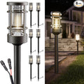 Sunco 6 Pack Low Voltage Garden Pathway Lights, LED Landscape Pathway Lighting by SuncoLighting