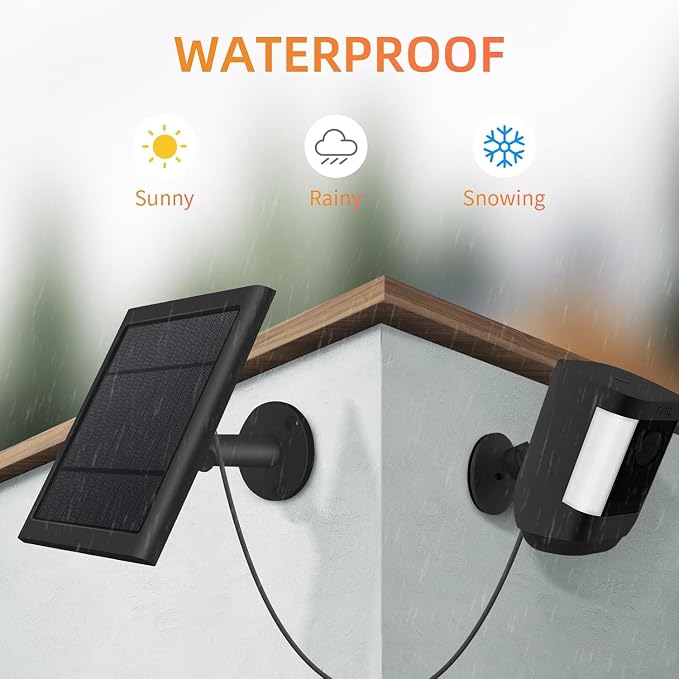 USB-C to Ring Barrel Plug 6Pack 4W Solar Charger - Image 2