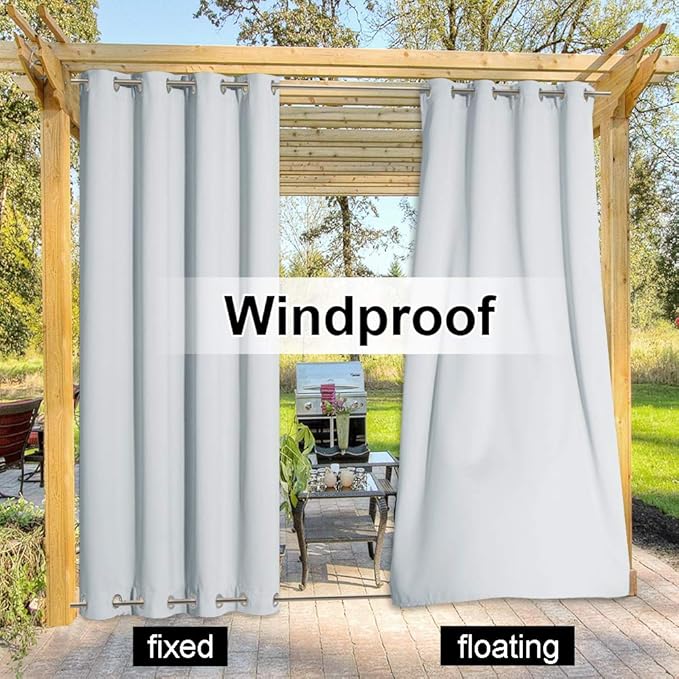 NICETOWN Privacy Outdoor Curtain - Image 4