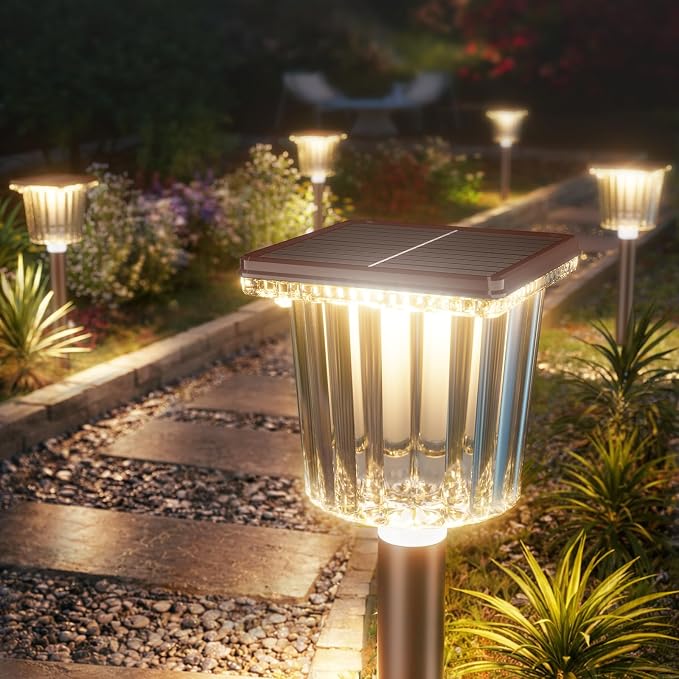 Super Bright Solar Pathway Lights Outdoor Powered, Adjustable Warm&Cool White by Professionalproductionofsolarlightsoutdoor%EF%BC%9A%EF%BC%89