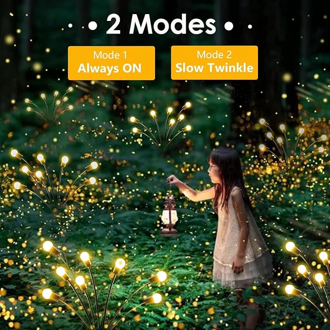 8-Pack Garden Solar Lights, 64 LED Solar Light Outdoor - Image 5
