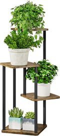 AZERPIAN Plant Stand 4 Tier Indoor Metal Flower Shelf by AZERPIAN