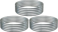 3PCS 4x4x1FT Galvanized Raised Garden Bed Kit, Vegetable Boxes-Round Metal by Yortrek