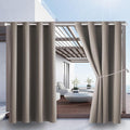 DIVA EN CAMINO DEC Outdoor Patio Curtain Waterproof Darkening Thermal Insulated by DivaenCamino