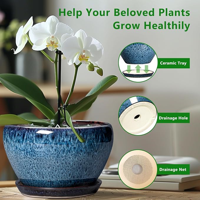 Ceramic Plant Pots 13 Inch - Image 5
