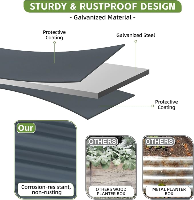 4x2x2ft Raised Garden Bed - Image 3