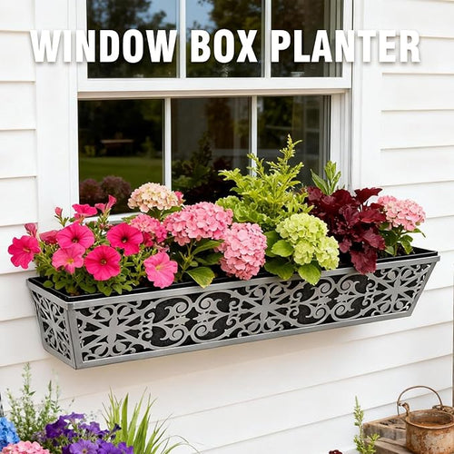 2 Pack 30 Inch Window Boxes Planter - Image 2