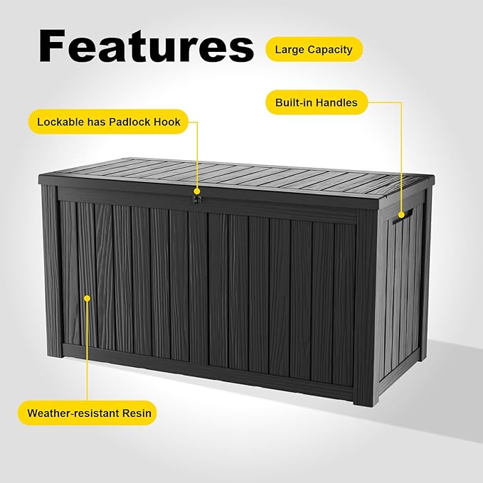 ROJIK Outdoor Storage Housing Deck Box - Image 5