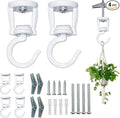 ONIKK Ceiling Hooks for Hanging Plants, Heavy Duty Metal Plant Hooks, Screw in by ONIKK