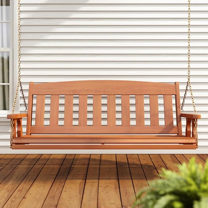 Amish Casual Heavy Duty 800 Lb Mission Treated Porch Swing - Image 2