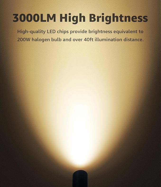 SUNVIE 30W Outdoor LED Spotlight 120V Waterproof Landscape Spotlights 3000LM - Image 6