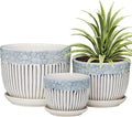 Ton Sin Grey Flower Pots, Texture Planter by TonSin