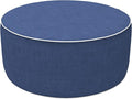 LVTXIII Outdoor/Indoor Inflatable Ottoman, All Weather Water-Repellent Round by LVTXIII