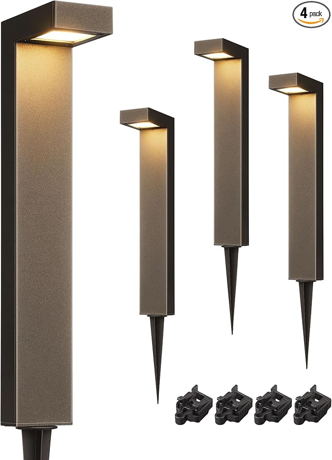 EDISHINE Low Voltage Pathway Lights Wired, 3000K 3.2W 50, 000Hrs Waterproof LED by EDISHINE