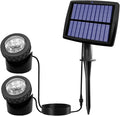 AVEKI Solar Pond Spotlights, 2 in 1 12 LED Solar Underwater Lights by AVEKI