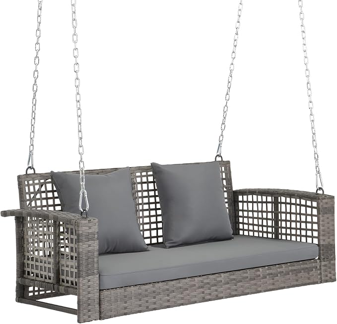Outvita Porch Swing, 4FT Hanging Outdoor Porch Swings by Outvita