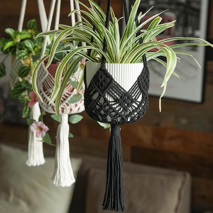 Hanging Planter with Patterns - Image 3