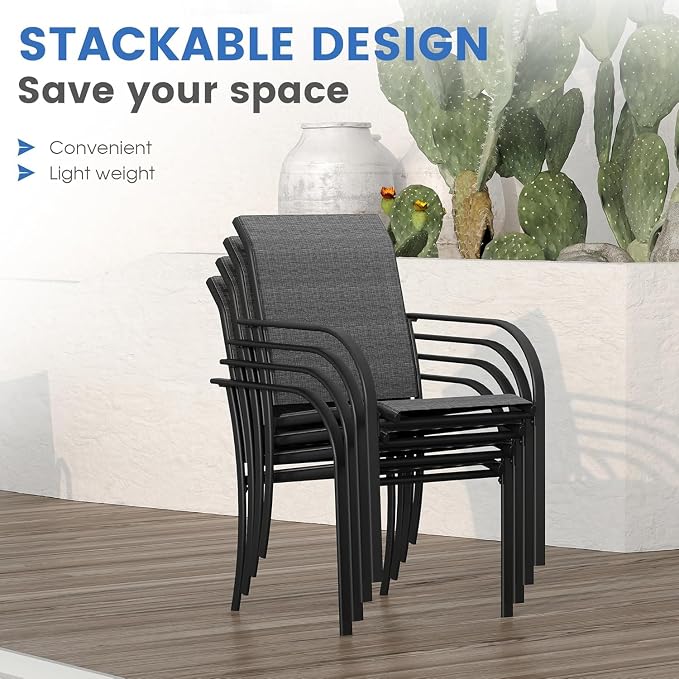 VICLLAX 5 Pieces Patio Dining Set - Image 6