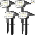 Solar Spot Lights Outdoor Waterproof IP65, 2-in-1 Solar Landscape Spotlights by NACINIC