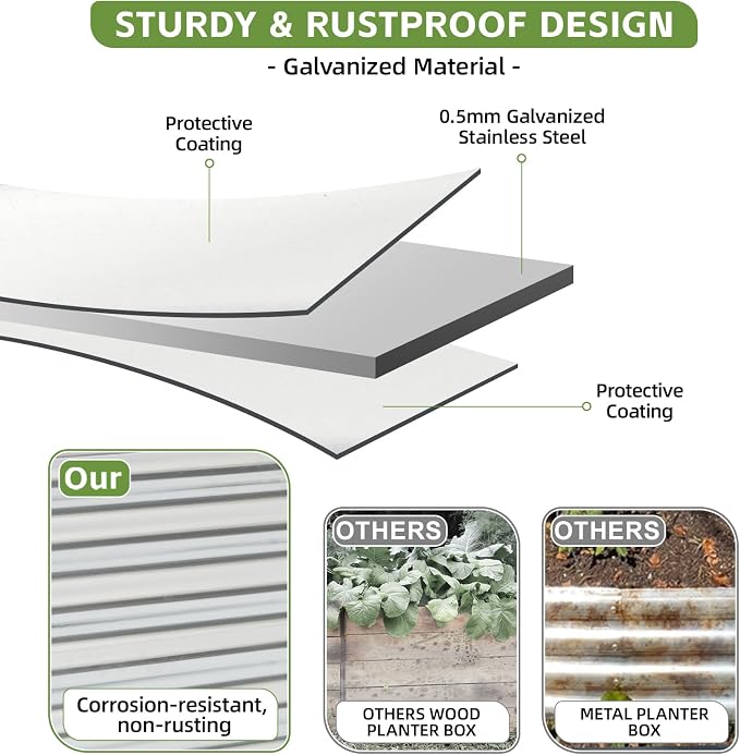 4x2x2ft Raised Garden Bed - Image 3