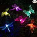 GIGALUMI Solar Garden Lights, 6 Pack Solar Butterfly Lights Decoration by GIGALUMI