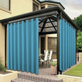 BONZER Outdoor Curtains for Patio Waterproof Thick Privacy Extra Wide Grommet by Bonzer