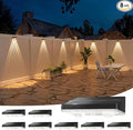 NIORSUN Solar Fence Lights, 8 Pack Solars Deck Light, Warm White Color by NIORSUN