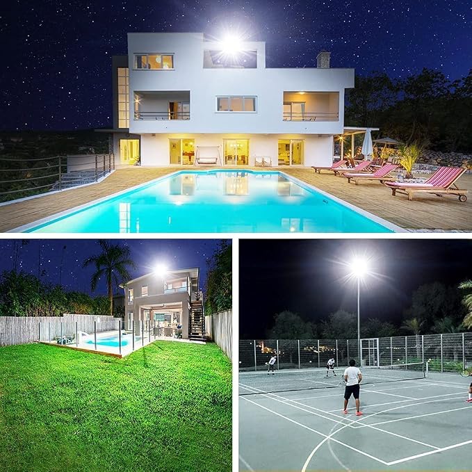 500W LED Flood Light Outdoor, 2750W Equivalent Super Bright FloodLight - Image 6