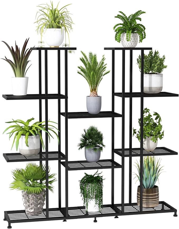 Twhep Heavy Duty Metal Plant Stand, large Multifunctional Plant Stand by Twhep