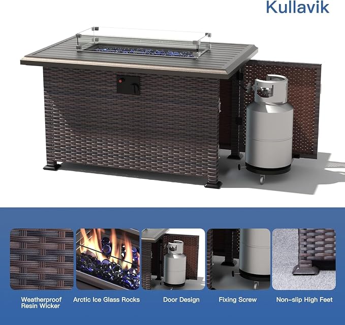 Kullavik 7 Pieces Outdoor Patio Furniture Set - Image 4